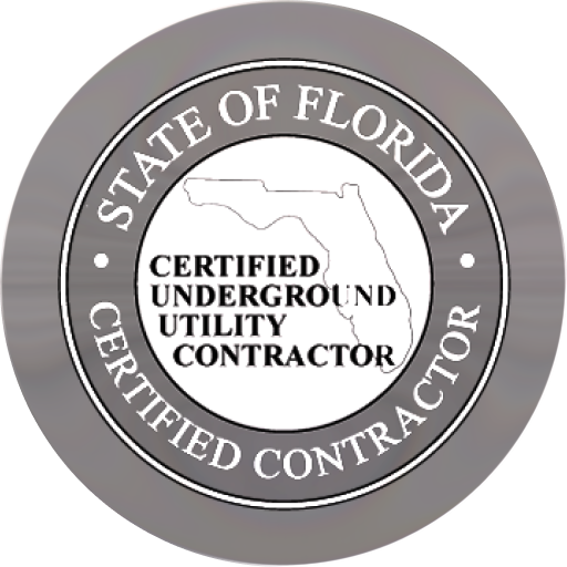 State of Florida Certified Underground Utility Contractor seal