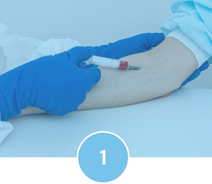 PRP Treatment Procedure: Blood Draw Banner