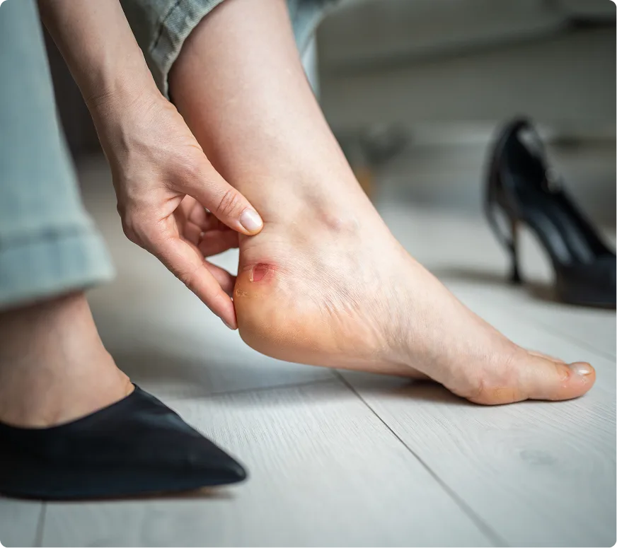 Blister Treatment in Novi, Southfield, Howell, and Livonia Banner