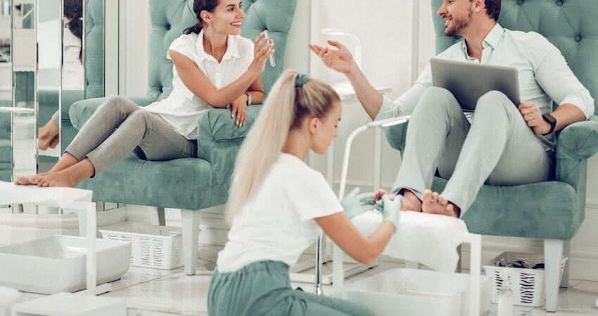Professional Salon Pedicures May Cause Toenail Fungus Banner