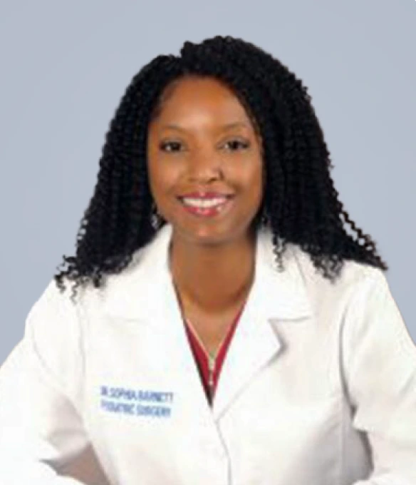 Dr. Sophia Barnett-Sobowale, podiatrist at Foot HealthCare Associates in Livonia