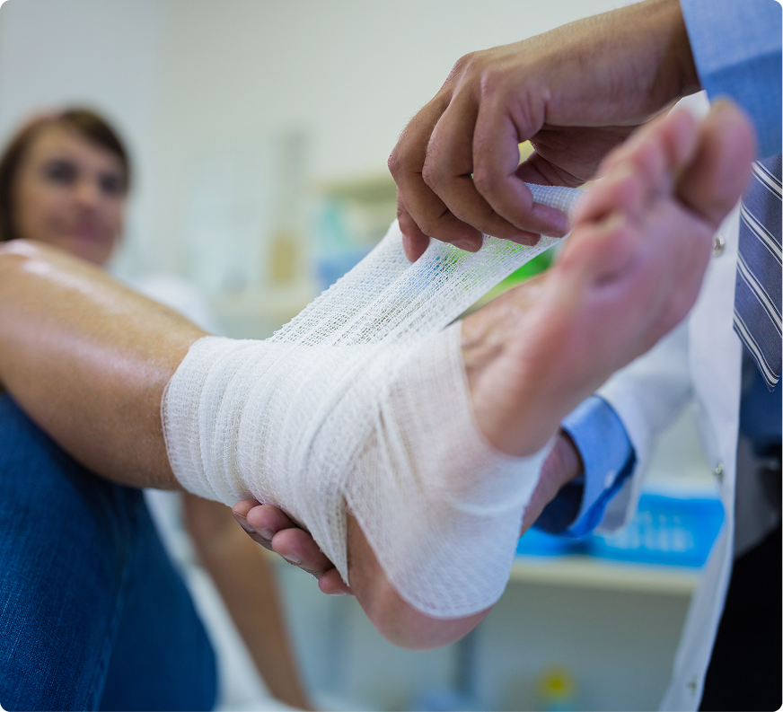 Diabetic Wound Care Services in Novi, Southfield, Howell & Livonia, MI Banner