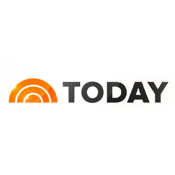TODAY logo with orange semicircle icon