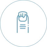 Chair icon representing comfortable patient seating