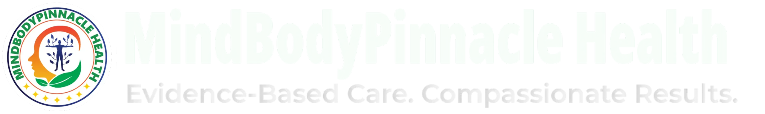 MindBodyPinnacle Health logo with tagline Evidence-Based Care. Compassionate Results.