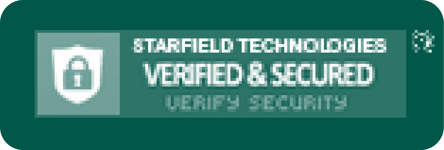 Starfield Technologies Verified & Secured security badge