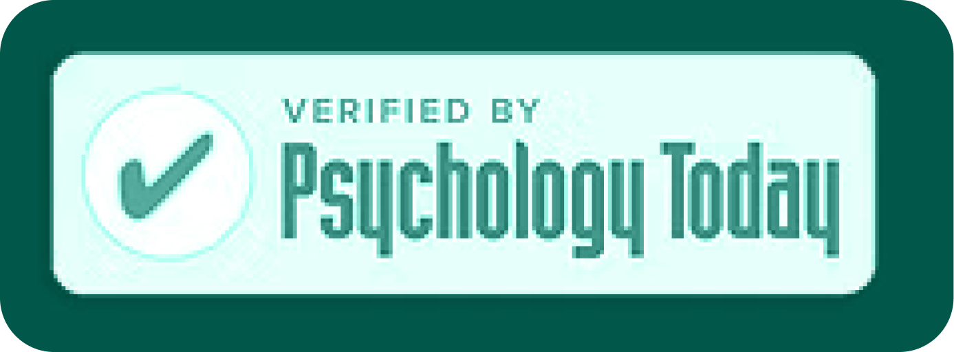 Verified by Psychology Today badge with checkmark