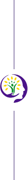 Mind Body Soul Mental Health logo with purple circular design and yellow leaf motif