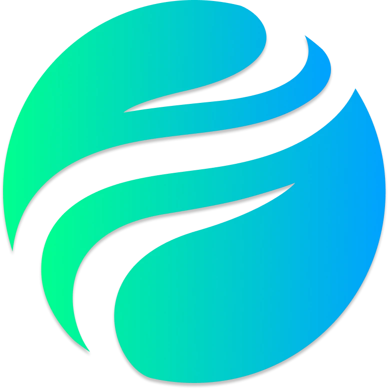 Clarity logo with turquoise and blue gradient swoosh design