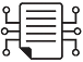 Icon showing three horizontal lines with adjustment controls on sides