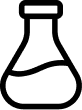Laboratory flask icon