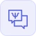 Speech bubbles with psychiatry symbol – contact us