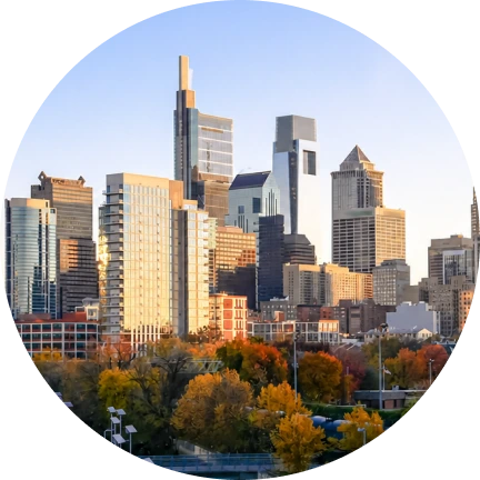 Philadelphia city skyline