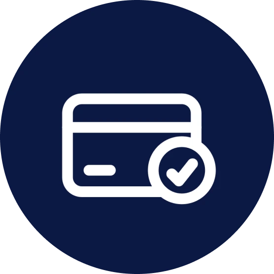 Credit card icon – self-pay options