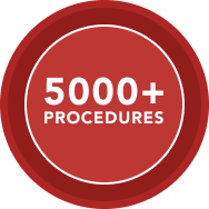 5000+ PROCEDURES badge