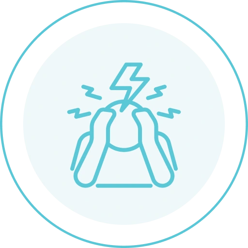 Figure with lightning bolts radiating from chest symbolizing anger