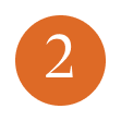 Number 2 in white text on an orange circle