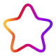 Outlined star icon