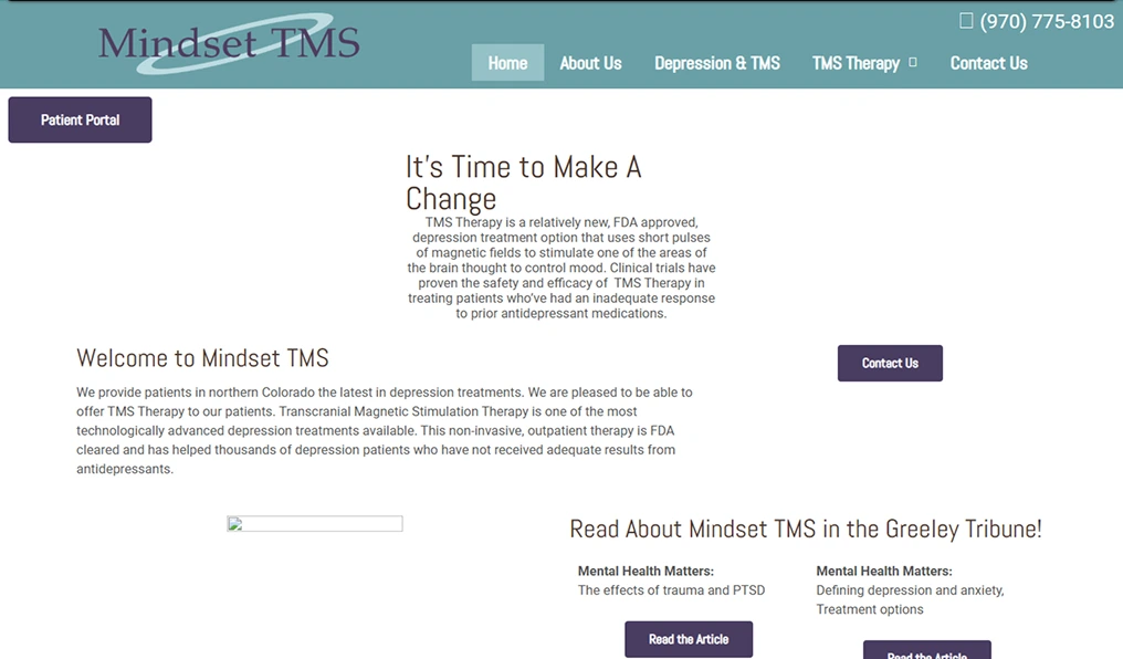 Mindset TMS before
