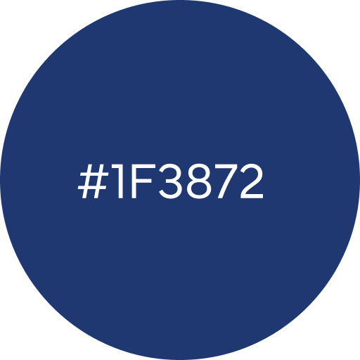 #1F3872 color swatch