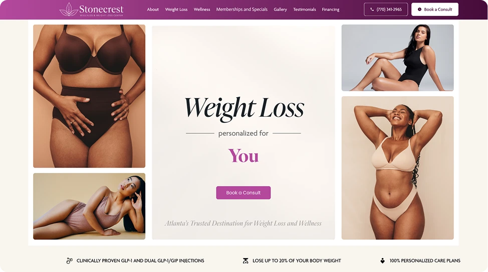 Performance Marketing Agency For Weight Loss Clinics Growth Banner