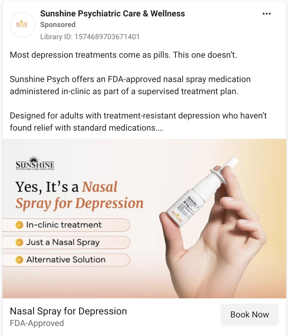 example of spravato marketing strategy