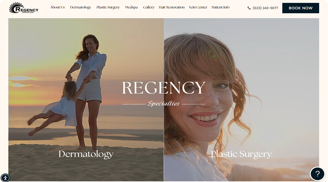 Performance Marketing Agency for Multi‑location Provider Groups Regency Specialties Banner