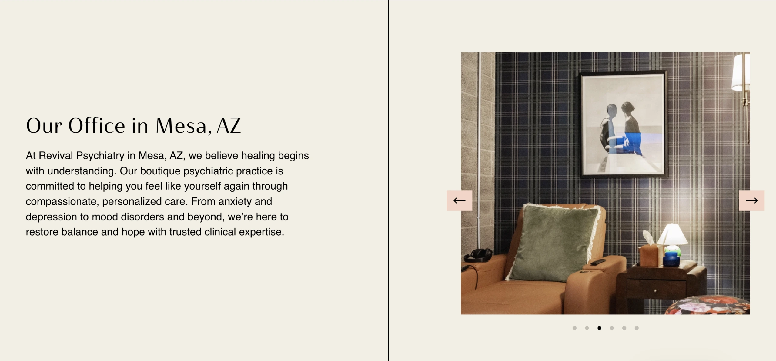 therapy website design
