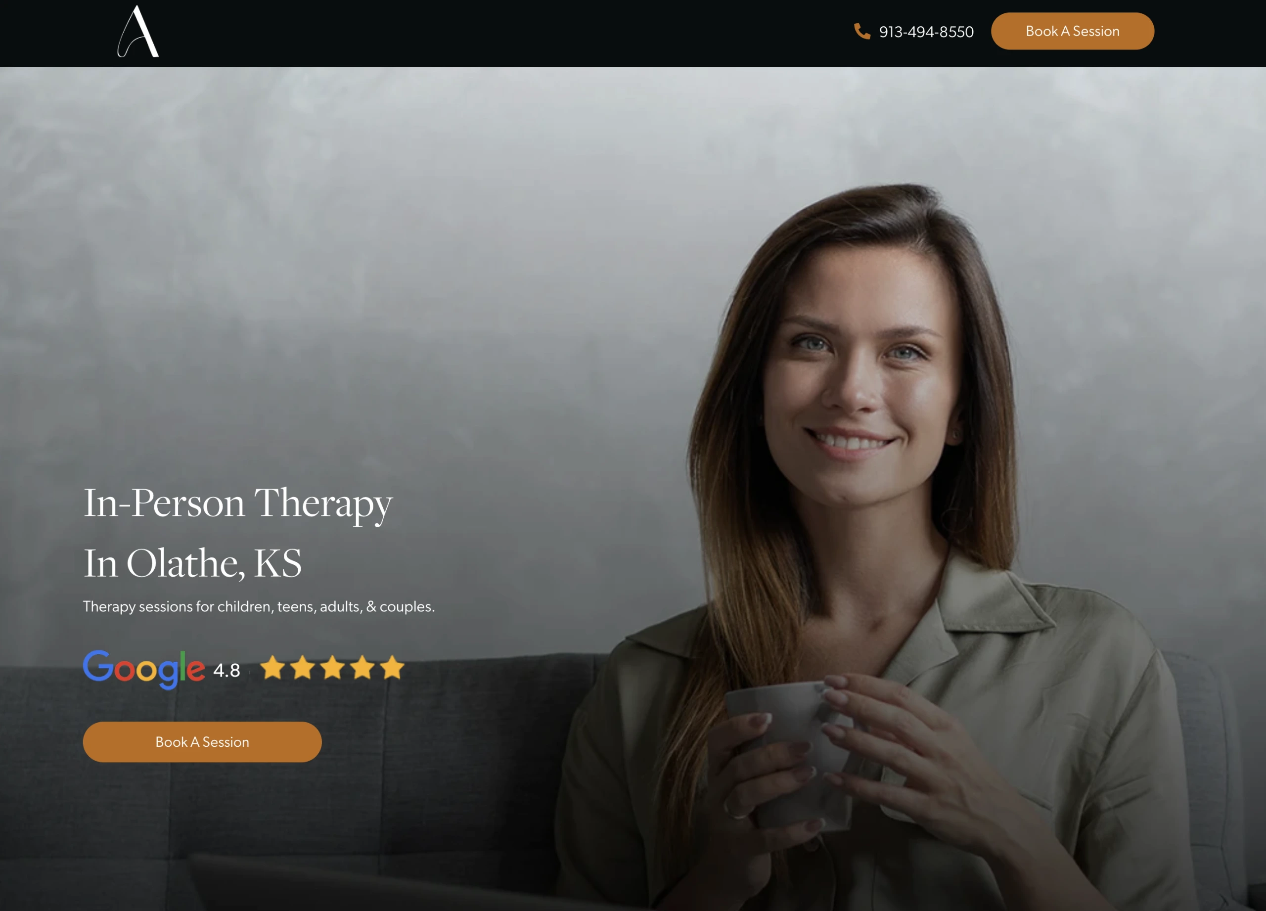 therapy google ads example