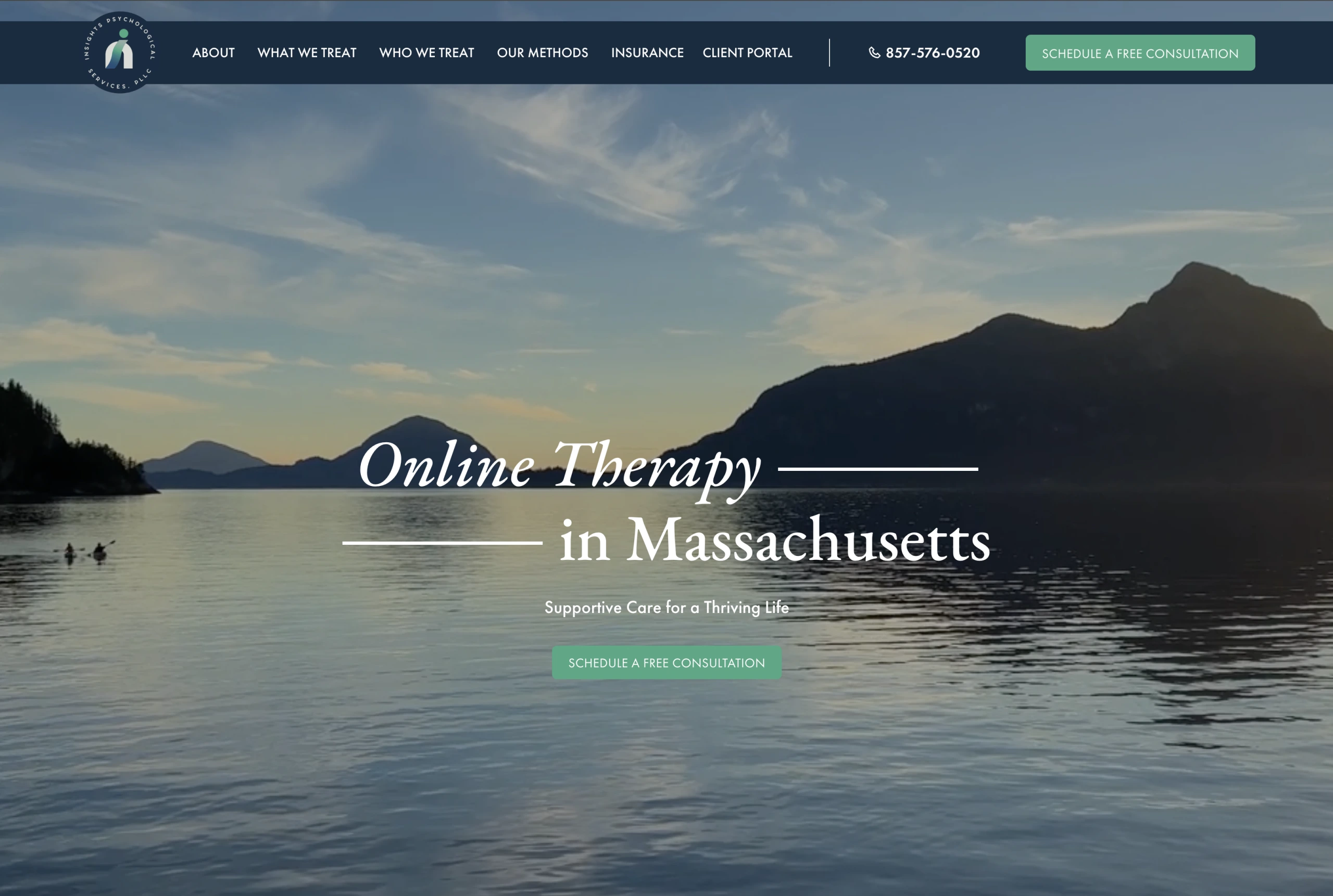 therapist website example