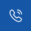 Phone icon on blue background