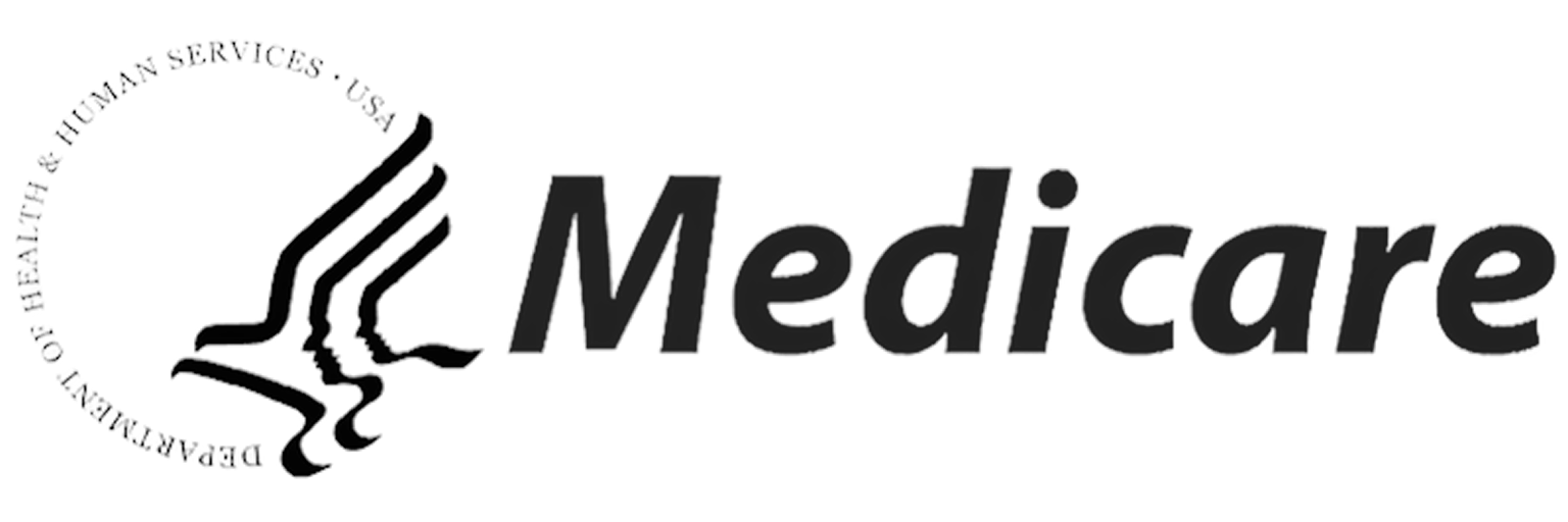 Medicare logo with hand and text 'Department of Health and Human Services'