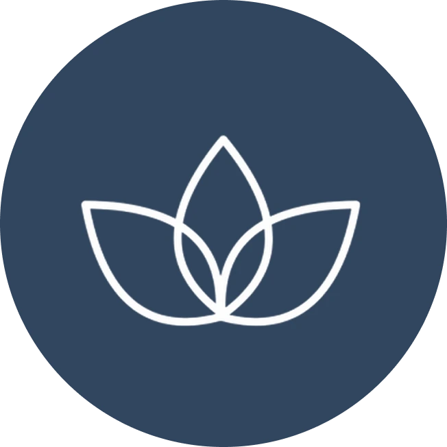 Lotus flower icon representing Progressive Movement Inc. mental health care