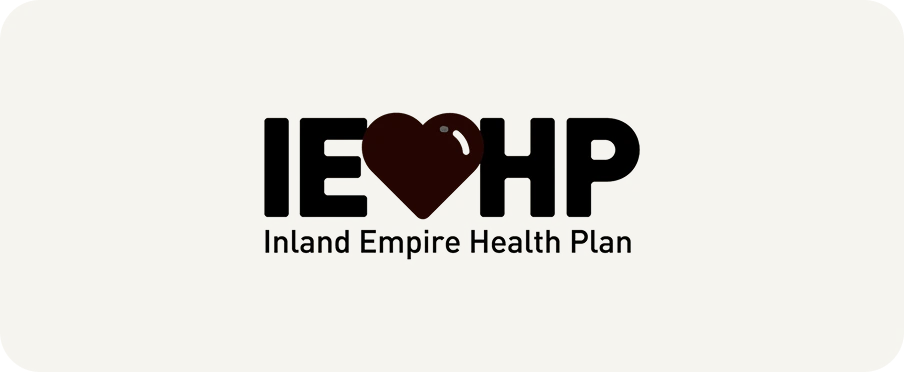 Inland Empire Health Plan logo with heart symbol