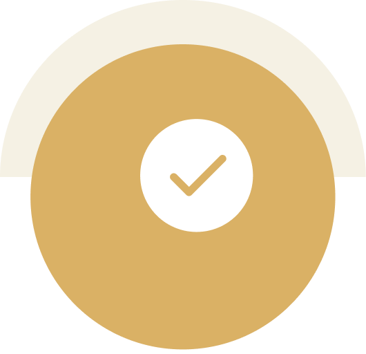 Gold checkmark icon