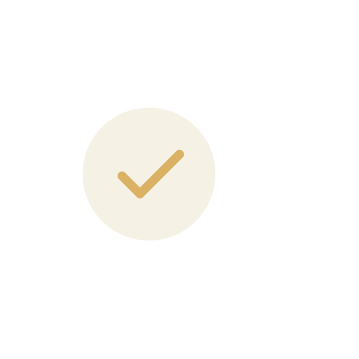 Gold checkmark icon