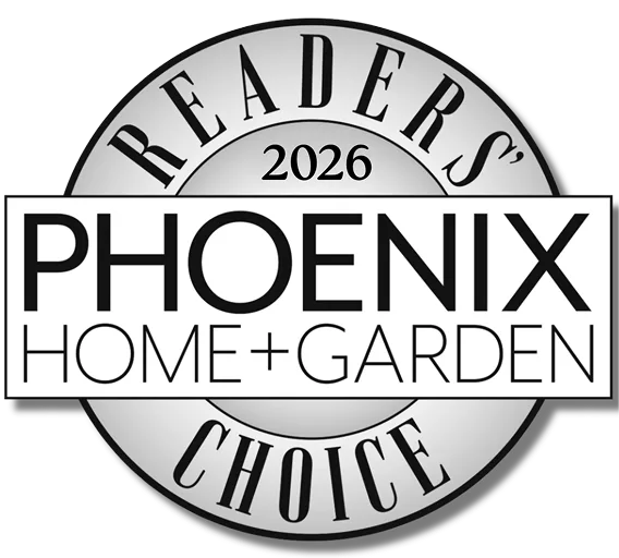 Phoenix Home + Garden Readers Choice 2026 award seal