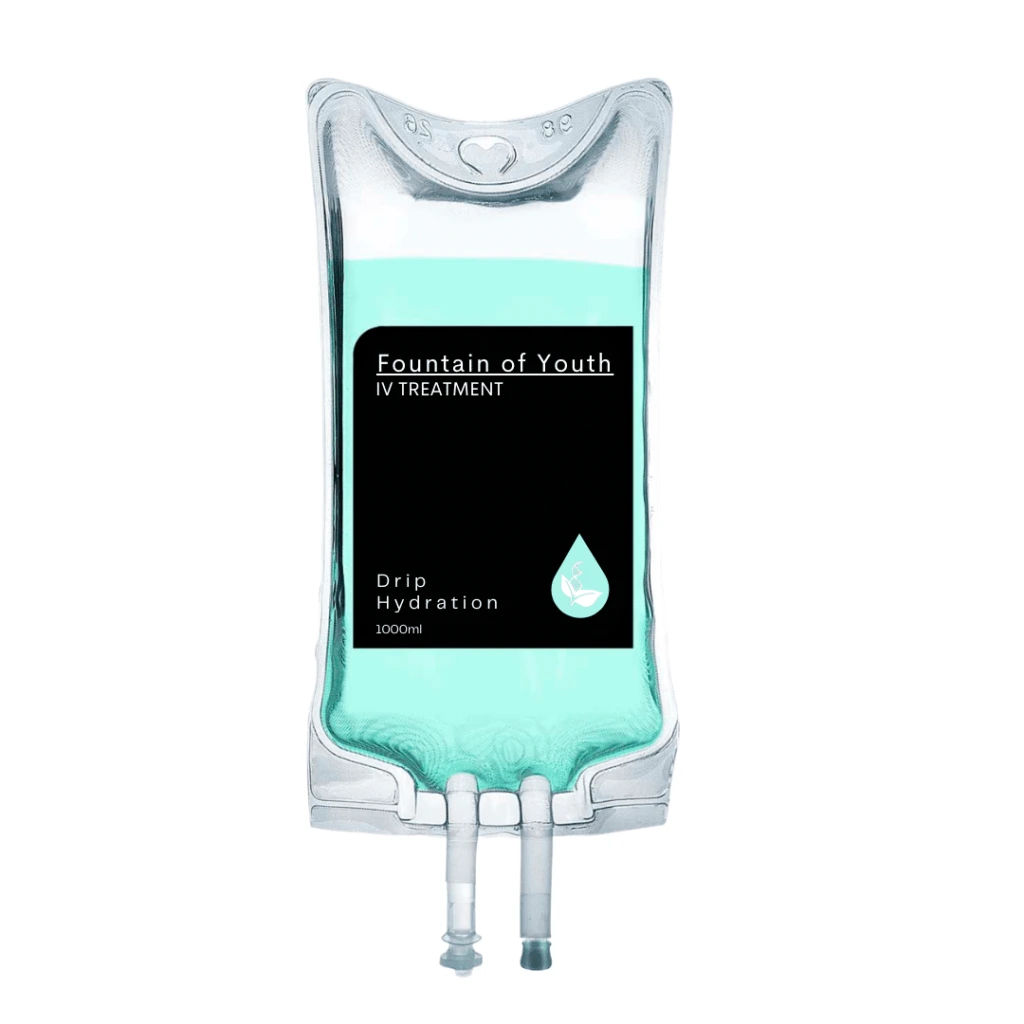 IV Therapy Offering: Fountain of Youth Banner