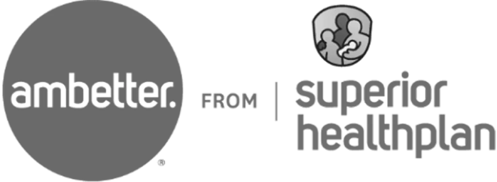 Ambetter logo with Superior Healthplan logo and text stating Ambetter from Superior Healthplan