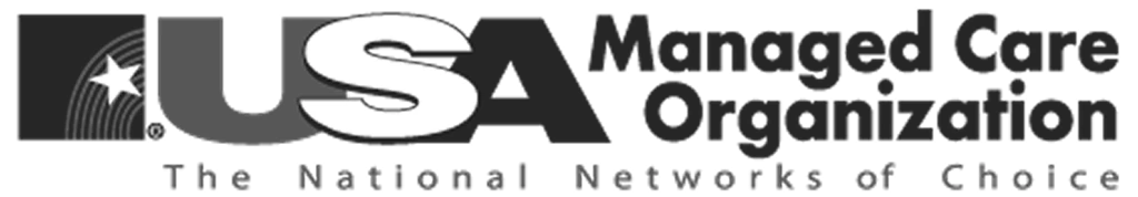 USA Managed Care Organization logo: The National Networks of Choice