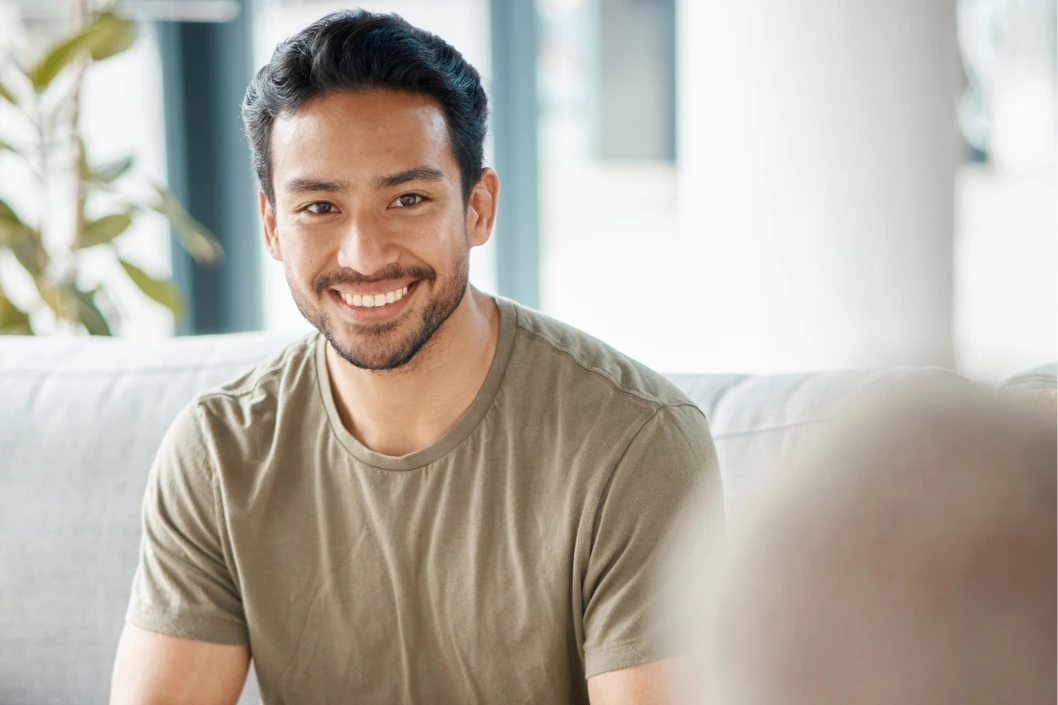 Smiling patient at Reliant Family Psychiatry