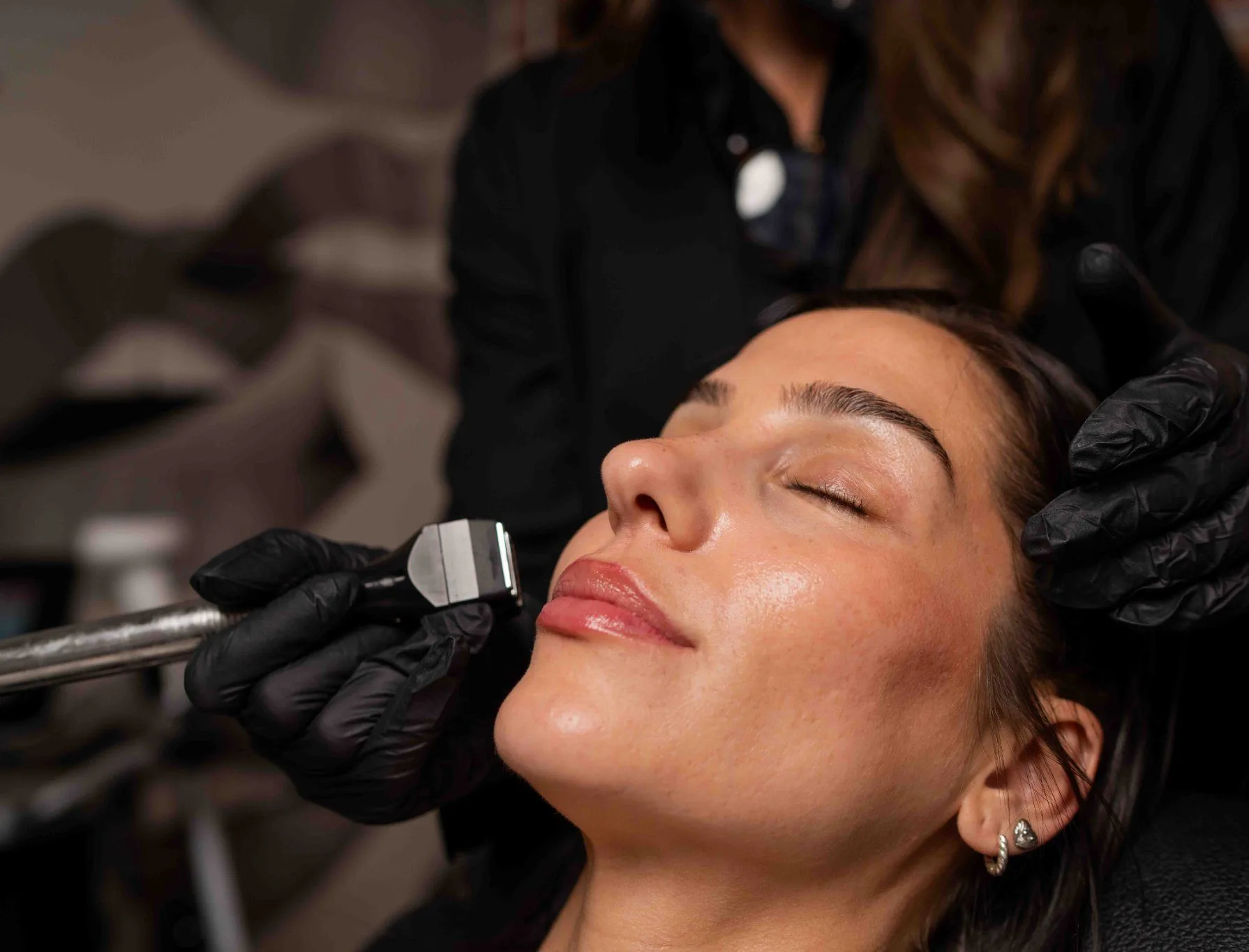 A client at Rewind Aesthetics, the medspa serving Westwood