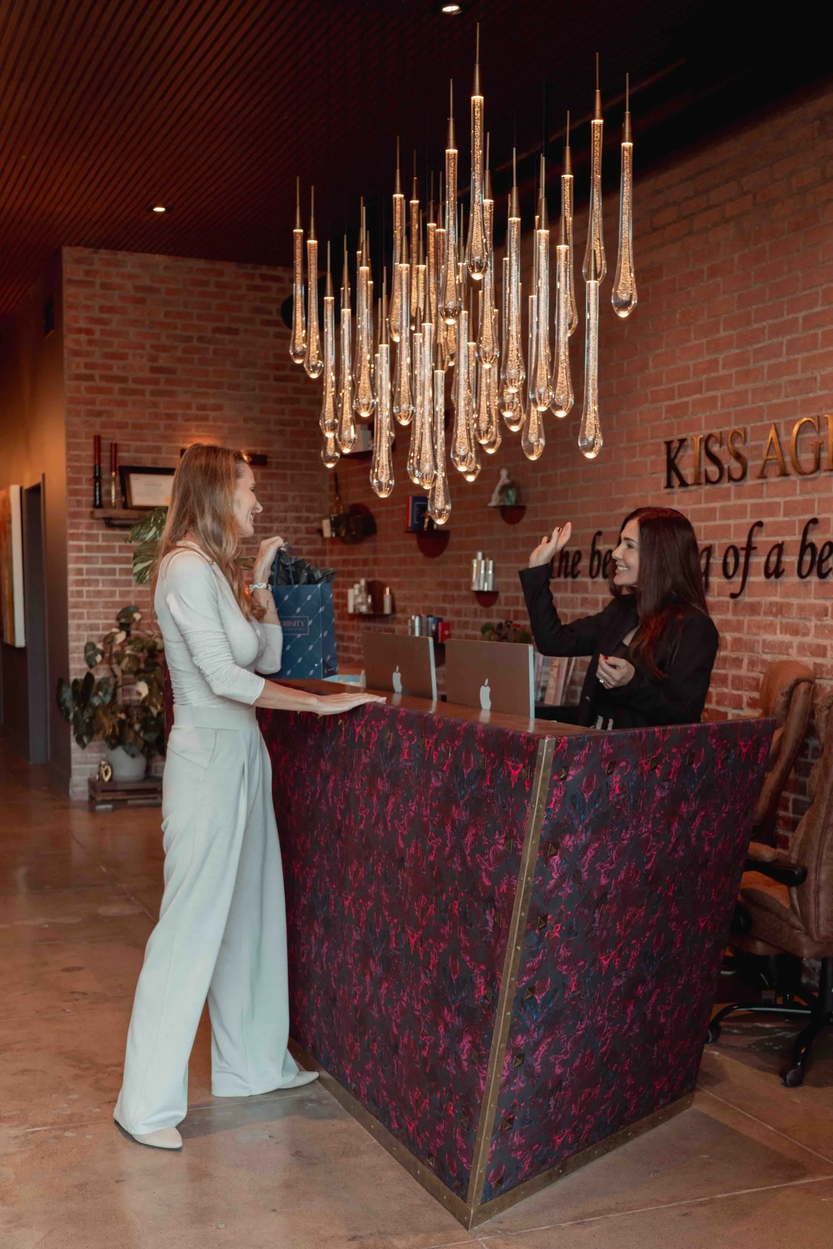 A Rewind Aesthetics client considering Laser Hair Removal