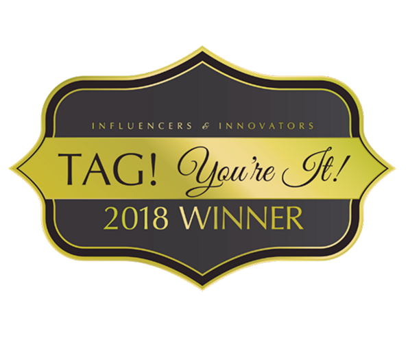 TAG! You're It! Influencers & Innovators 2018 Winner badge