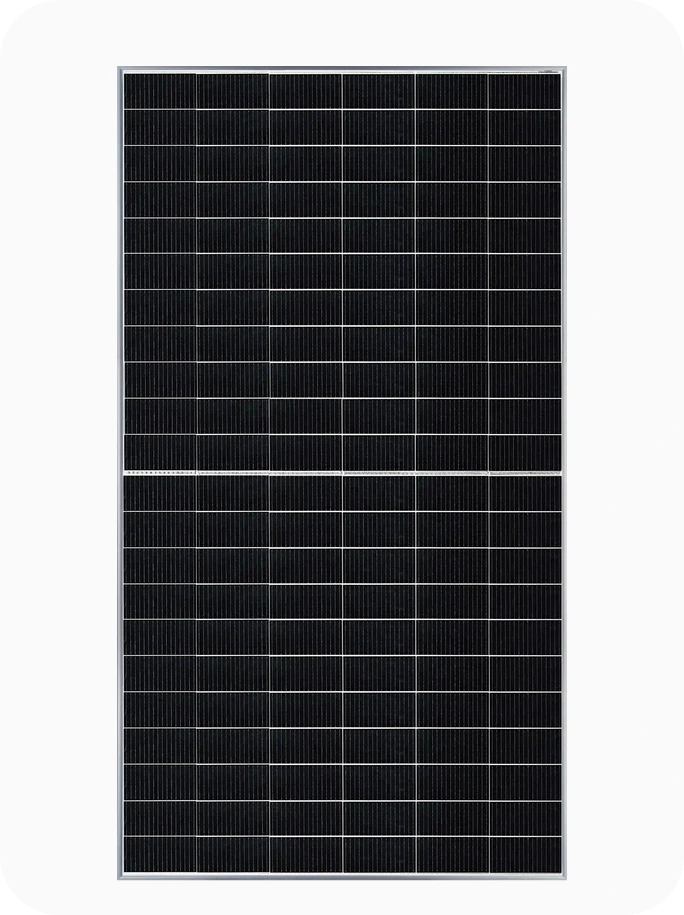 Q Cells solar panel with white grid lines on black surface
