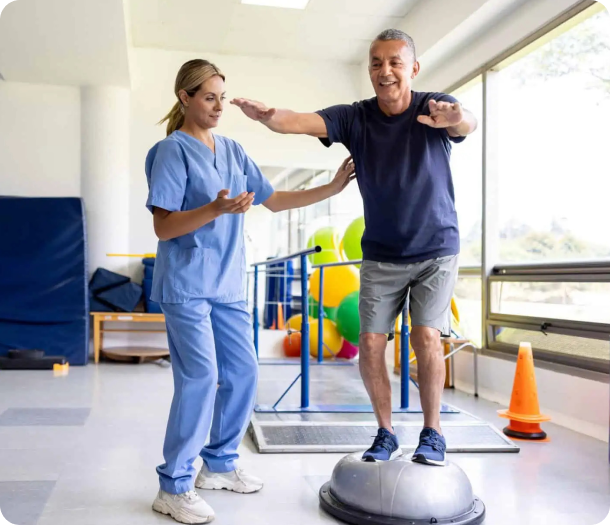 Balance Therapy Services in Houston, TX Banner