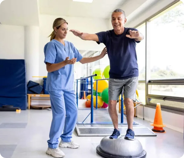 Balance Therapy Services in Houston, TX Banner