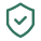 Shield with checkmark icon