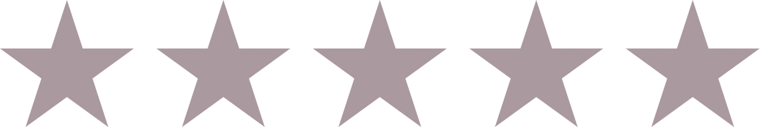 Five-star rating display