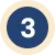 Number 3 in white text on dark blue circle